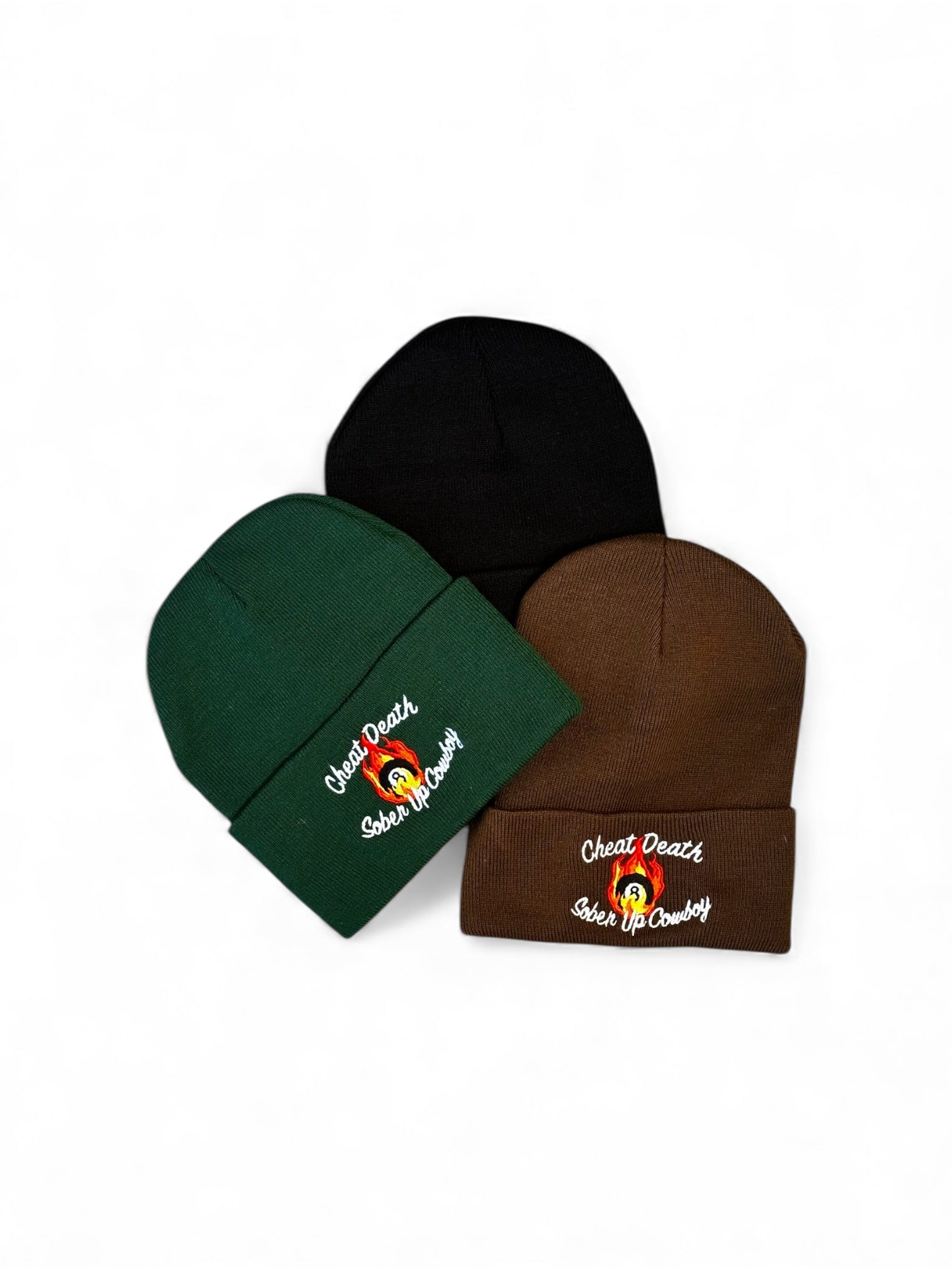 Cheat Death Beanie – Sober Up Cowboy