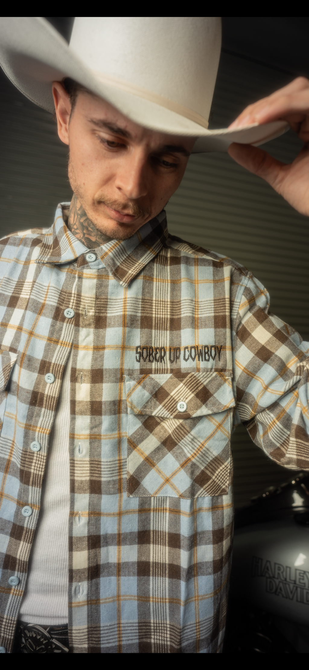 Sober Up Cowboy Flannel Limited Edition