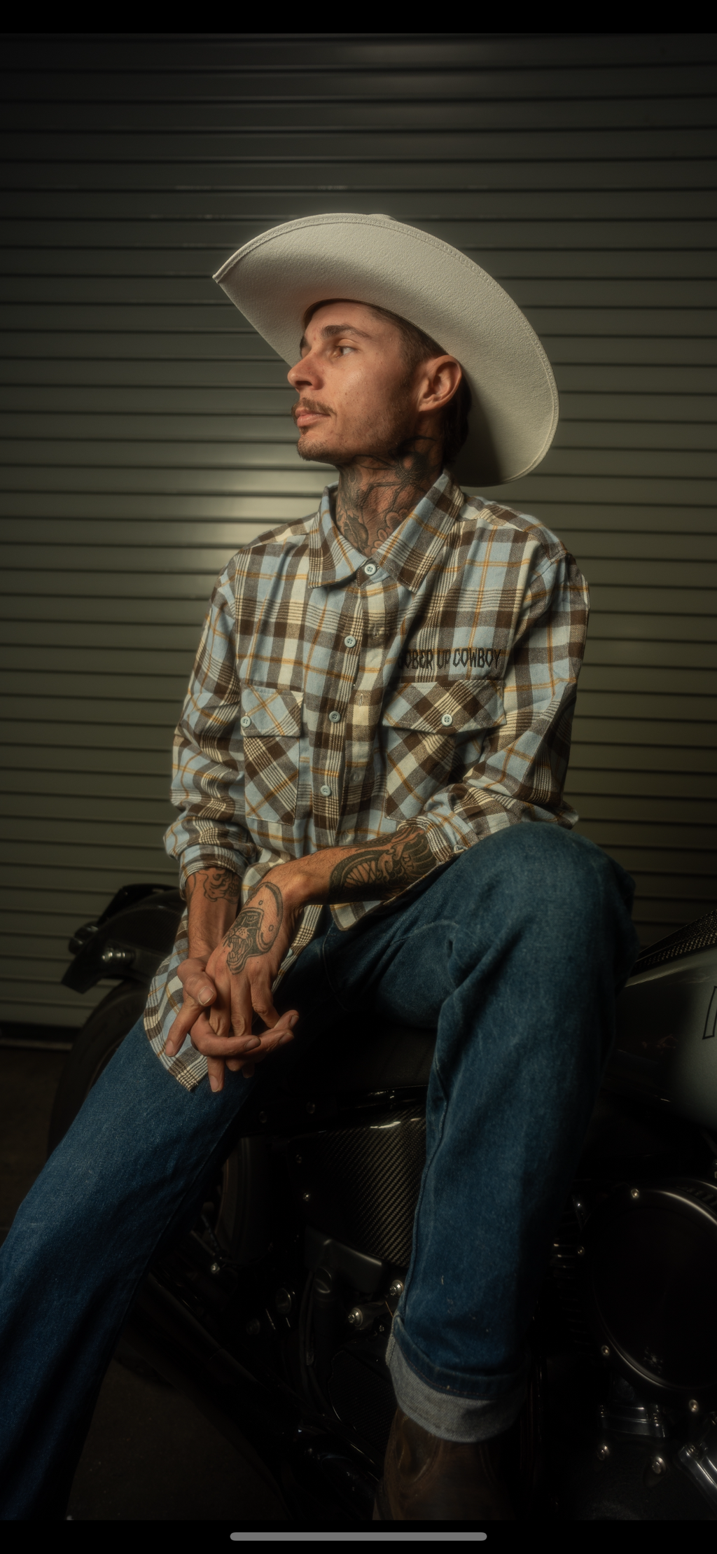 Sober Up Cowboy Flannel Limited Edition